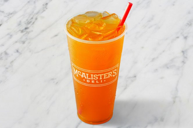 Mcalisters peach mango tea